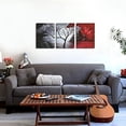 thumbnail image 3 of Wieco Art The Cloud Tree 3 Panels Modern Giclee Canvas Prints Artwork Abstract Seascape Paintings Reproduction Sea Beach Pictures Printed on Canvas Wall Art for Home Decorations Wall Decor, 3 of 4