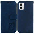 thumbnail image 2 of Compatible avec Motorola Moto G73 5G Embossé Mignon Tiger Étui Portefeuille à Rabat Porte-Cartes Étui, 2 of 5