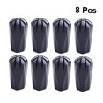 thumbnail image 3 of HEALEEP 8Pcs Tpr Tips for Trekking Cane Hiking Pole Tip Protector with Metal Gasket Black, 3 of 8