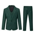 thumbnail image 2 of Sliktaa Complet Formel 3 Pcs pour Garçons, Veston Ajusté et Gilet et Pantalon Newway CPDD, 2 of 5