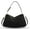 Black, variant on Suede Purses for Women Fashion Slouchy Shoulder Bag Retro Crescent Satchel Hobo Handbags for