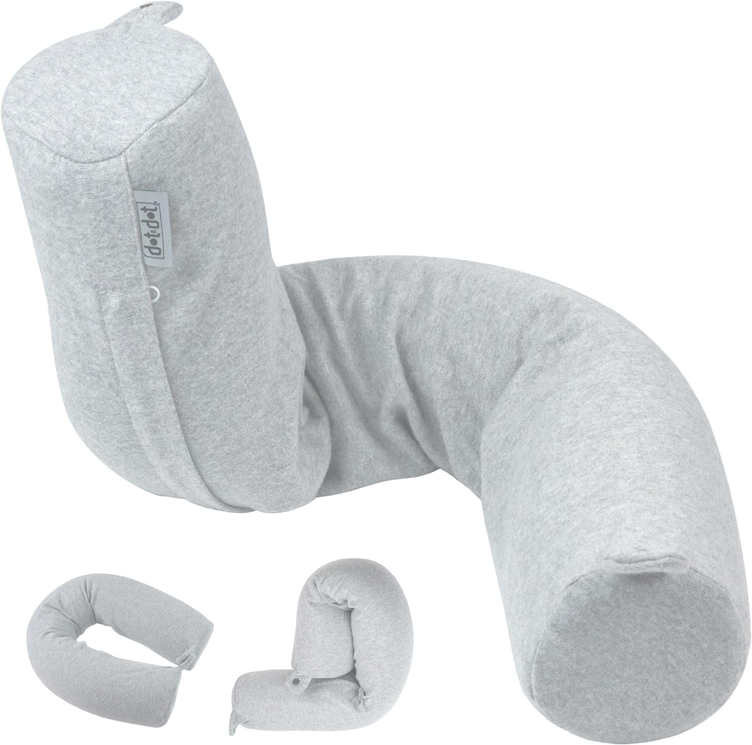 Vertall Travel Pillow Adjustable Memory Foam for Neck, Chin, Back, and Leg  Support –