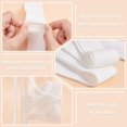 thumbnail image 4 of 3Pcs 37.4 Inch Long White Stretch Rib Knit Collar Trim Fabric 1.2x1.4 Inch Wide Wistbands Neckline Collar Trim Polyester & Spandex Ribbing Fabric for Man Women Sweatshirt DIY Sewing, 4 of 9
