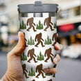 thumbnail image 5 of 30oz Bigfoot Tumbler with Top Handle and Flip Straw Bigfoot/Sasquatch Gifts Cup for Dad Father''s Day Birthday Christmas Gifts for Men, 5 of 6
