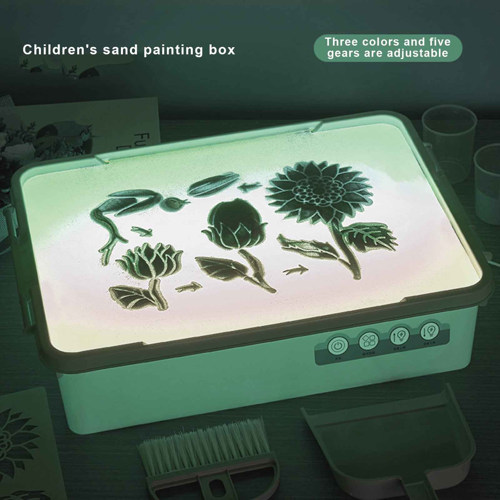 Light Table -Sand Painting Light Box Sand Art Light Table Toys And