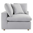 thumbnail image 4 of Modway Commix 5-Piece Fabric Down Filled Corner Sectional Sofa in Light Gray, 4 of 5
