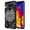 Black, variant on LG V40 ThinQ Case, Kaesar Hybrid Dual Layer Slim Laser Glitter Sparkle Graphic Shockproof Impact Resistant Protective Cover Case for LG V40 ThinQ (White Marble With Flower)