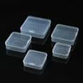 thumbnail image 3 of suxuMhao Storage Box, 20-Pack Clear Square Plastic Boxes, Plastic Storage Bins with Lids, Clear Plastic Containers, Parts Storage Box, Small Plastic Tote for Organizing, 6.5×6.5×2CM​, 3 of 5
