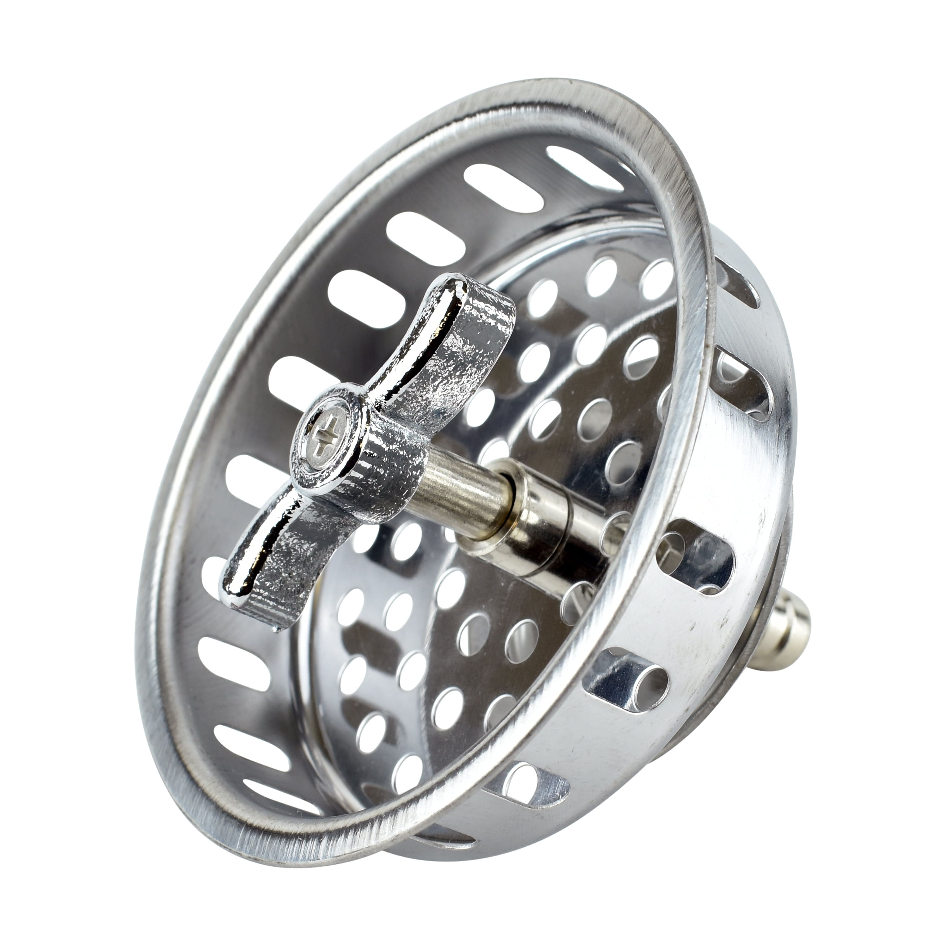 IPT Sinks Stainless Steel Strainer With Twist-To-Lock Stopper - STRAINER