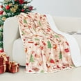 thumbnail image 2 of Elegant Comfort Reversible Christmas Throw Blanket 50" x 60" Flannel Fleece with Festive Holiday Patterns Soft and Cozy Gentle Warmth Dual-Sided Design for Versatile Style, 2 of 9