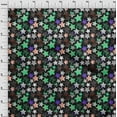 thumbnail image 4 of oneOone Silk Tabby Black Fabric Galaxy Craft Projects Decor Fabric Printed By The Yard 42 Inch Wide, 4 of 4