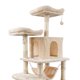 thumbnail image 5 of para Gatos de Varios Niveles, Marco de Escalada para Condominio con Centro de Actividad de Pelota, Juguete Interactivo, Hamaca, Poste para Rasca Amarillo Salvador Poste rascador para gatos, 5 of 10
