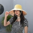 thumbnail image 5 of COCOpeaunt Fisherman Hat Female Spring and Summer Outing Round Face Suitable for Basin Hat Fashion Sun Hat Wide Brim Beach Women Hat, 5 of 5