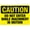 Warning Sign 3, variant on Do Not Enter While Machinery In Motion Sign, 8"x12" Security Safety Metal Sign, Vintage Caution Poster for Business Office
