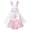 White, variant on Easter Outfits for Girls Toddler Infant Ruffle Lace Tutu Dress Bubble Romper Hooded Jumpsuit with Rabbit Ear Pink