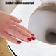 thumbnail image 4 of Funda de asiento de inodoro de punto,cojín de inodoro lavable,almohadilla de asiento de fibra de poliéster suave para el baño del hogar,fácil de instalar,protector de asiento de inodoro extraíble, 4 of 6