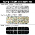 thumbnail image 2 of Kit de herramientas aplicadoras Hot Fix Worthofbest con 8500 diamantes de imitación, 2 of 7