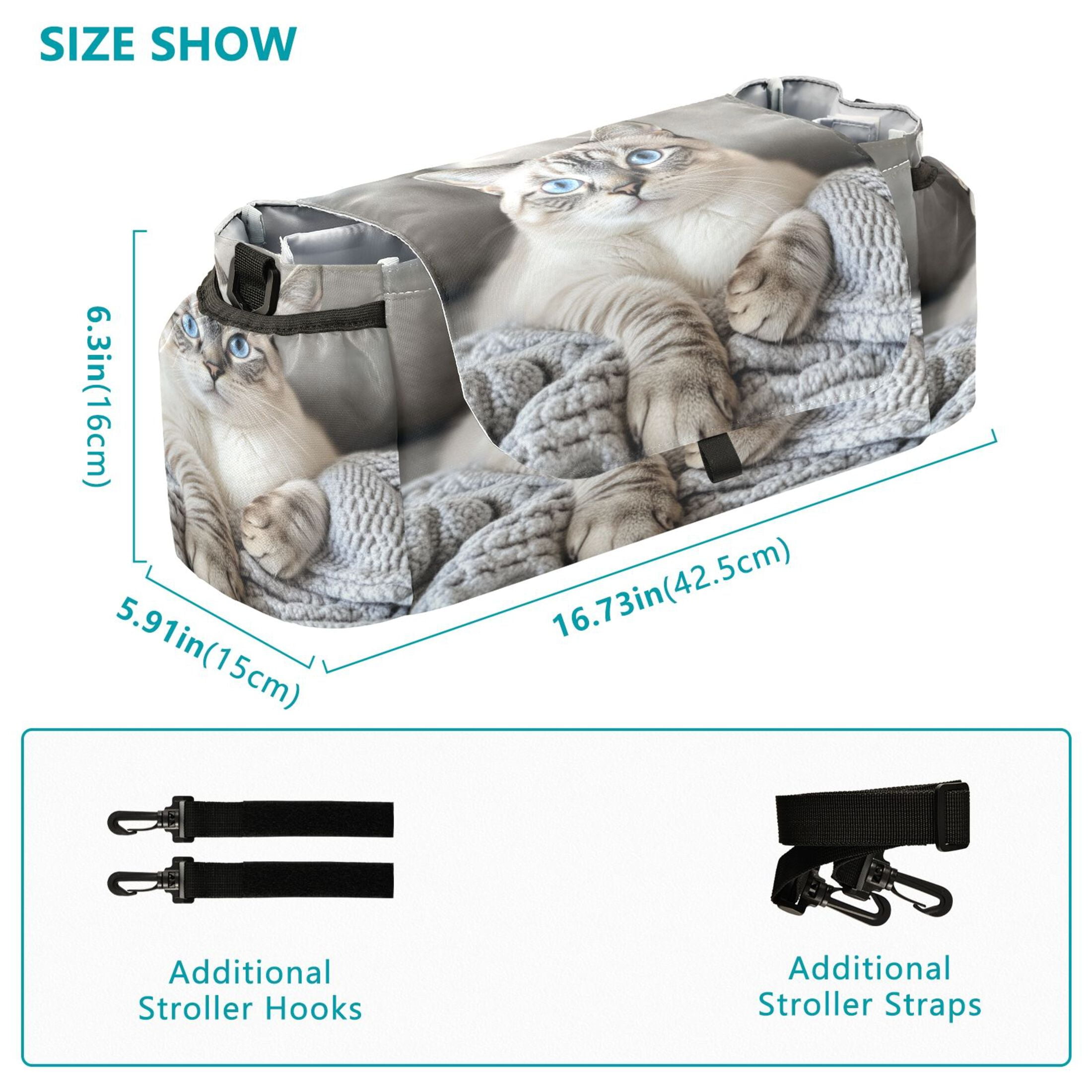 DIXRUYEE Stroller Organizer Nap Queen Printed