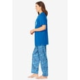 thumbnail image 3 of Dreams & Co. Plus Size Graphic Tee Pure Cotton PJ Set, 3 of 6