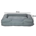 thumbnail image 2 of Cama para Perro Grande OGAGU Gris Resistente y Transpirable para Exterior, 2 of 6
