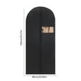 thumbnail image 3 of Aihimol 40" Garment Bags for Travel,Foldable Garment Bag Garment Bags for Hanging Clothes with Zipper and Visible Transparent Window, Black, 3 of 6