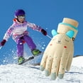 thumbnail image 3 of Fridja Winter Gloves for Kids Boys Girls Snow Windproof Mittens Outdoor Sports Skiing 6-12 Years Old, 3 of 5