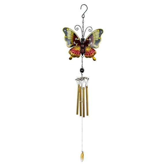 Zmeidao Butterfly Wind Chime for Outside, Butterfly Wind Chimes Hanging Sculpture for Porch, Patio, and Garden Decoration, Birthday Gifts for Mom Grandma Wife