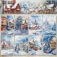 thumbnail image 2 of SunWMart Scrapbook Paper Pack A5 Size 16 Sheets Craft Paper Single Sided Rustic Origami Paper for DIY Card Making Art Journaling Supplies, 2 of 4