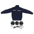 thumbnail image 2 of Cooling Vest with 3 Fans, Battery Powered Air Conditioned Clothes, 4 Levels Cool Vest Cooling Jacket Coat, Microporous Breathable Cool Vest for Summer Hot Weather, 2 of 7