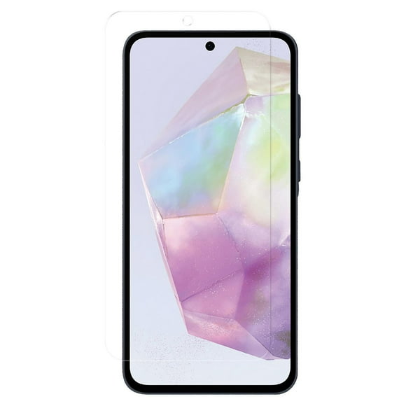 onn. Premium Japanese Tempered Glass Screen Protector for Samsung Galaxy A35 with Easy Application Tray, Scratch and Impact Absorbing