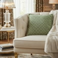 thumbnail image 4 of Eden Zimmer 17" Chenille Accent Pillow - Seagrass Green in Set of 2, 4 of 7