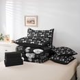 thumbnail image 6 of jejeloiu Cartoon Game Console 7pcs Bedding Comforter Set,Kids Gamepad Controller Queen Bedding Sets,3D Video Games Queen Sheet Sets For Teens,Luxury Bedroom Decor Reversible, 6 of 8