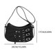 thumbnail image 2 of Bolso de hombro estético Bolso de cuero de PU para mujer Citas femeninas Negro, 2 of 9