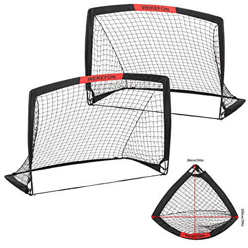 1 Pack WEKEFON Soccer Goal 5' x 3.1' Portable Soccer Net with Carry Bag for Backyard Games and Training for Kids and Youth Soccer Practice 