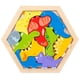 thumbnail image 1 of Wooden Jigsaw Puzzle Children'S Intelligence Puzzle Dinosaur Style, 1 of 5