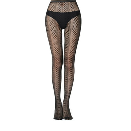 Linyer Black Stockings Various Patterns Passionate Mysterious High Waist Cosplay Prop Fancy Dress Tights Sweet Gift Panty-hose 6040 Free Size
