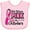 AD-Pink, variant on Inktastic Breast Cancer Awareness We Wear Pink in October Girls Baby Bib