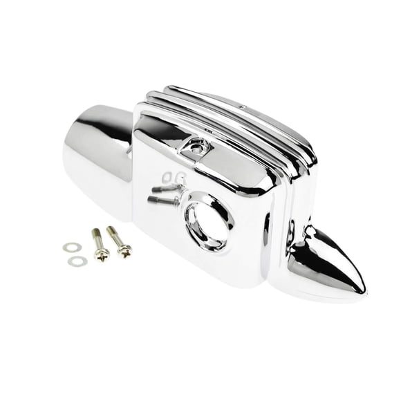 HDBUBALUS Cubierta cromada para cilindro maestro de freno trasero para Harley FLHT FLHX FLHR 2008-2020
