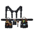 thumbnail image 1 of Cinturón portaherramientas VEVOR, bolsa portaherramientas de 19 bolsillos con tirantes para hombre, cinturón utilitario ajustable de alta resistencia, cintura ajustable de 79 a 130 cm, 1 of 9