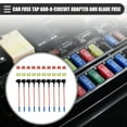 thumbnail image 2 of Universal Add a Circuit 12V Low Profile Mini Fuse Tap with 10pcs 10A 20A APS Blade Type Fuse 1 Set, 2 of 6