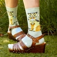thumbnail image 3 of Cat & Clouds, Women’s Novelty Fashion Dress Crew Socks (Made in the USA), 3 of 4