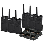 6 x Motorola RMM2050 On-Site 2-Way Radio (RMM2050) - 6 Pack Bundle