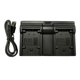 thumbnail image 2 of de Batería de Cámara Soporte de Carga con Puerto Usb Fr Np-fv100 para Apoyar Trabajo Fotográfico Yotijar  Cargador elegante de la cámara, 2 of 4