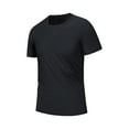 thumbnail image 2 of Coorders George Mens Performance Tee, Lightweight Moisture Wicking T-shirt‌ With Short Sleeve, Black, Size XXL, 2 of 9