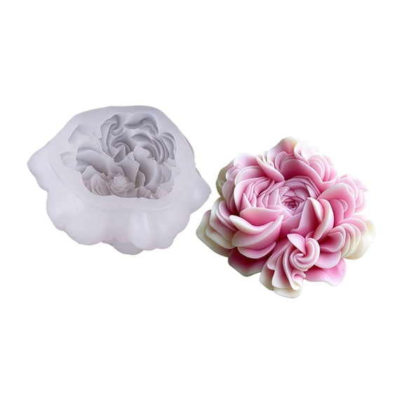 Flower Fondant Molds for Cake Decorating Cupcake Toppers Candy Chocolate Dessert Candle Making Mold Flower Silicone Mold