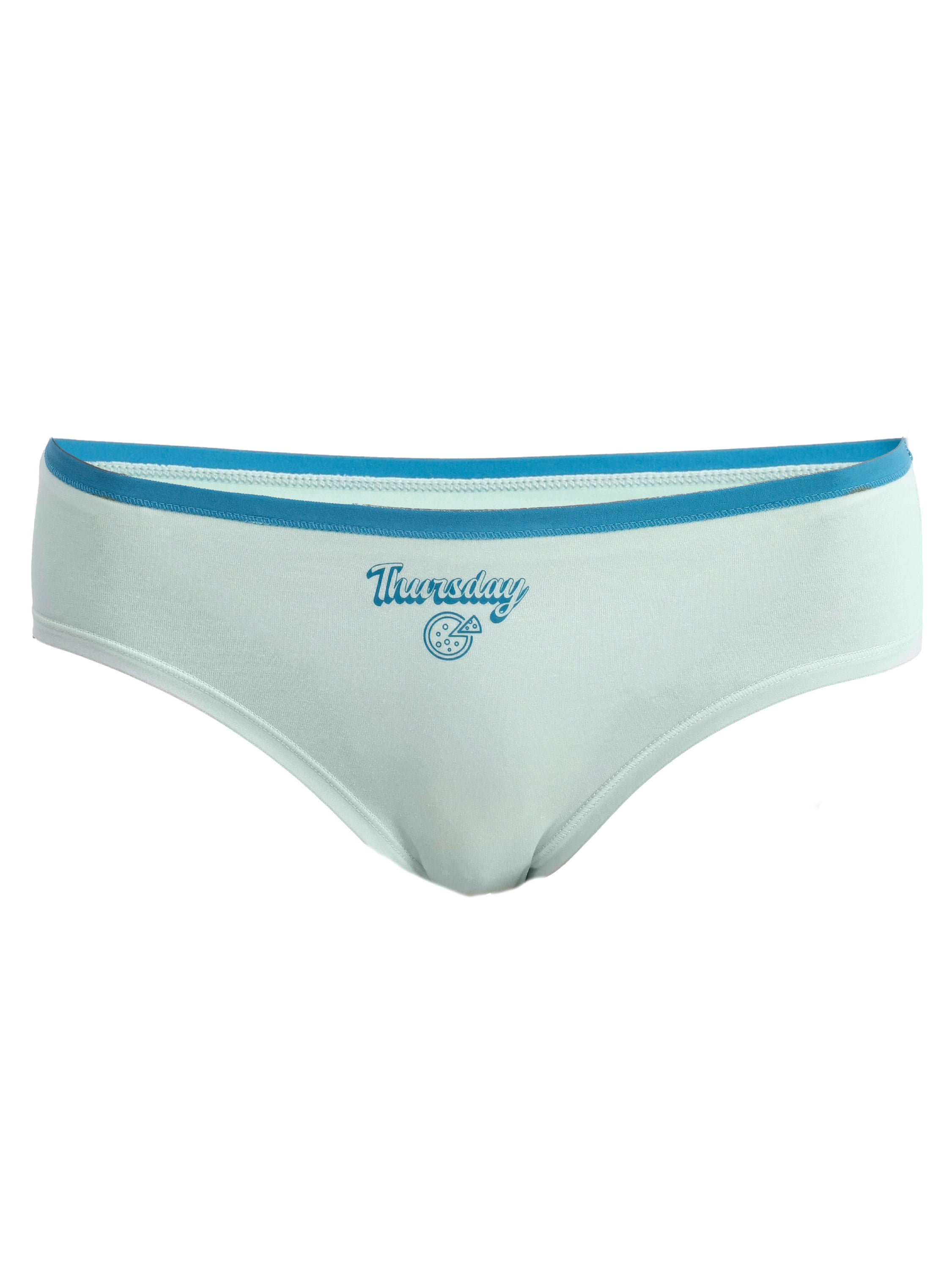 No Boundaries Cotton Hipster Panties, Days of the Week - 7 Pack, Women’s and Women’s Plus, Sizes XS-XXXL