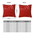 thumbnail image 4 of YFYANG Square Decorative Throw Pillow Case (Without Pillow Insert), Red Marble Texture Bedroom Sofa Car Cushion Cover, 20"x20", 4 of 9