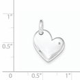 thumbnail image 2 of Designer Sterling Silver Polished Diamond Heart Pendant Made In Thailand -Jewelry By Sweet Pea Creations, 2 of 2