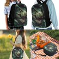 thumbnail image 2 of Jeiento Dinosaur Backpack for Kids Boys 3pcs School Bags Primary School Bookbags Set Backpacks with Lunch Box and Pencil Case Green, 2 of 7