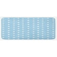thumbnail image 1 of Aqua Kitchen Mat, Watercolor Style White Spots on Blue Backdrop Retro Style Polka Dots Pattern, Plush Decorative Kitchen Mat with Non Slip Backing, 47" X 19", Pale Blue White, by Ambesonne, 1 of 1